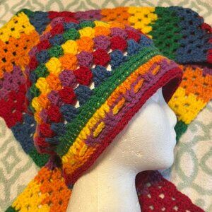 New Handmade Multi-Colored Hat (8x20-25) and Scarf (6x70)	2024 Collection